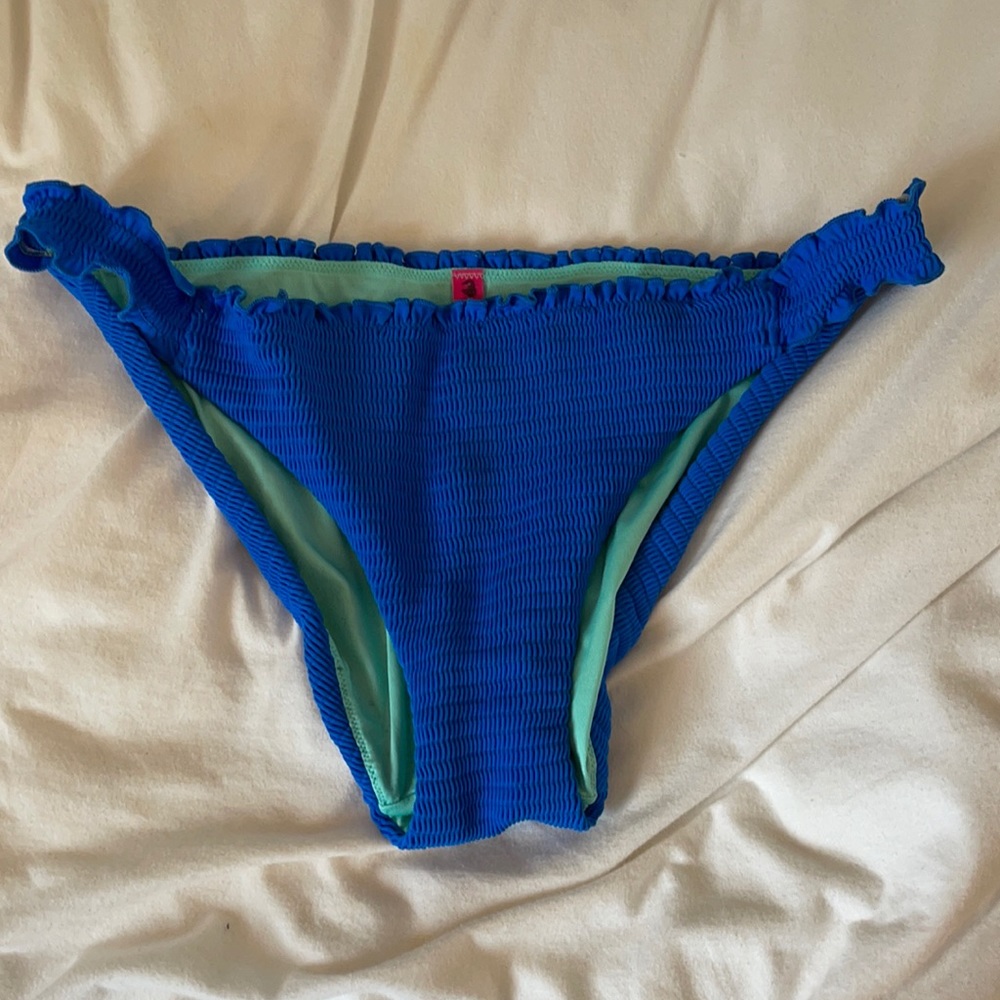 Victoria’s Secret blue bikini bottoms